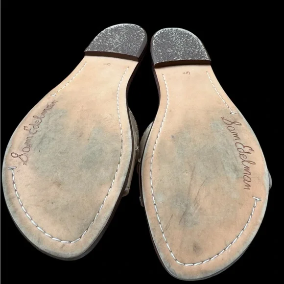 Sam Edelman Tan Minimalist Sandals - Picture 3 of 5